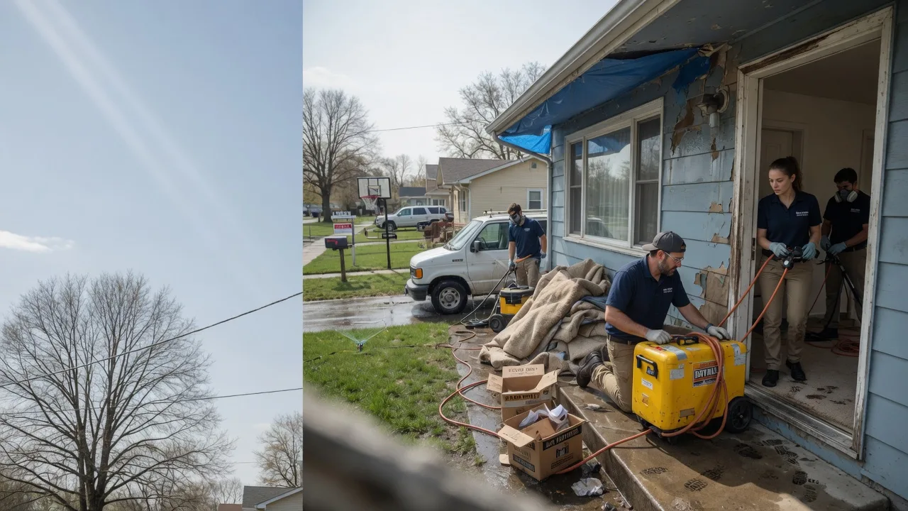 Basement Flood Cleanup in Hurley, SD near me